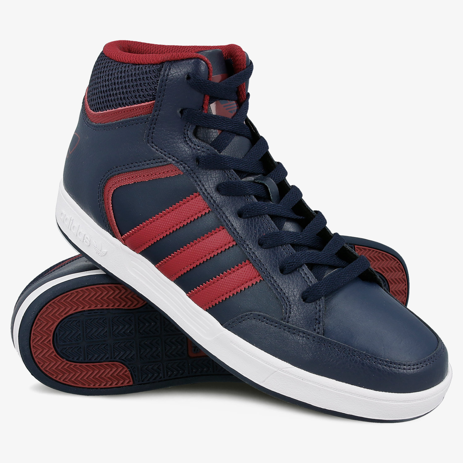 takie adidasy za kostke varial mid niebieskie