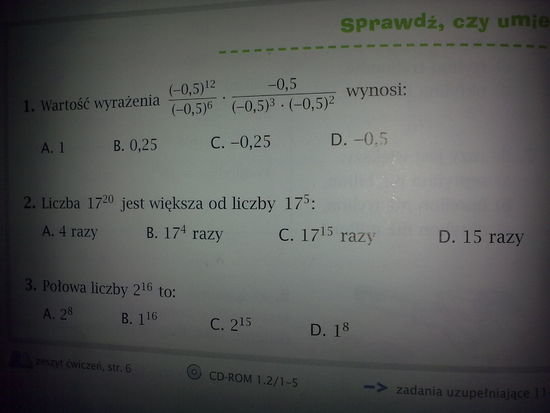Zadanie z matematyki klasa II gimnazjum – zadania, ściągi i testy