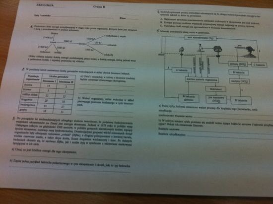 Sprawdzian Z Biologi Z Ekologii Proszę, rozwiążcie mi sprawdzian z biologi dział "Ekosystem