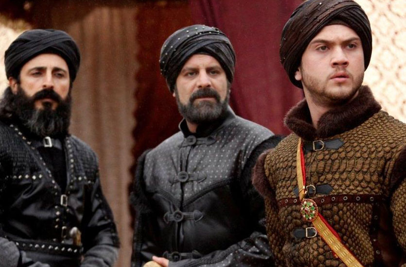Księcia Bayezida ( jako Sułtana) - Mihrimah,Rustema i Cihangira.