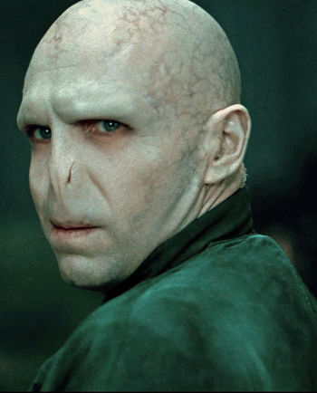 Tom Marvolo Riddle=Lord Voldemort- niebezpieczny czarnoksiężnik, który zabija rodziców Harrego i wielu innych ludzi, główny antagonista