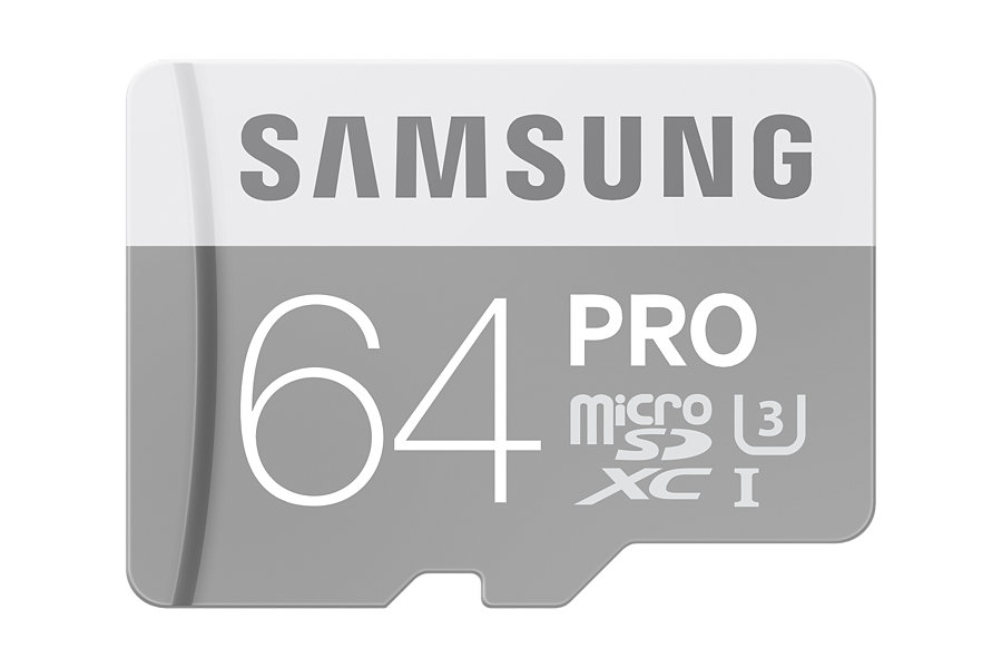 SAMSUNG PRO MICROSDXC 64GB | Szybkość Zapisu: 80 MB/s, Szybkość Odczytu: 90 MB/s |