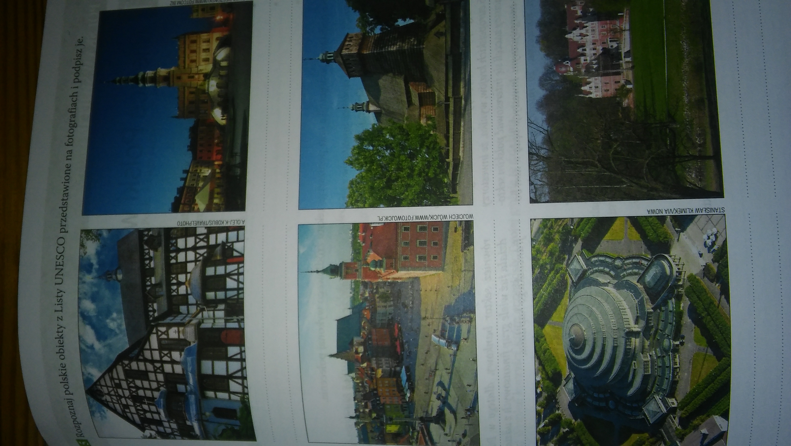 Rozpoznaj polskie obiekty z listy UNESCO przedstawione na fotografiach