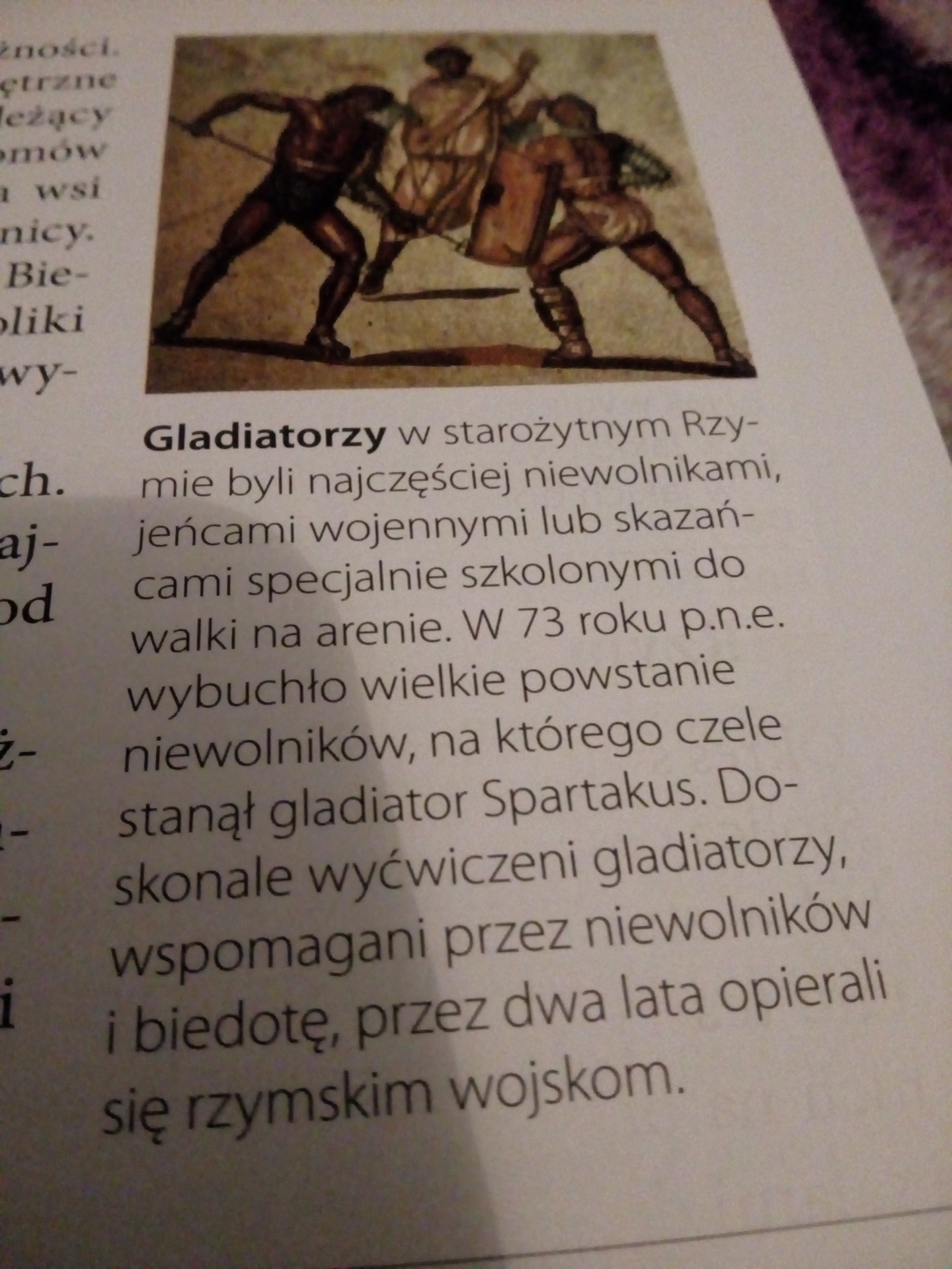 Kim byli gladiatorzy ? – zadania, ściągi i testy – Zapytaj.onet.pl