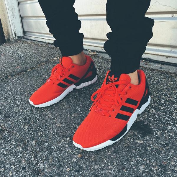 adidas zx flux poppy red