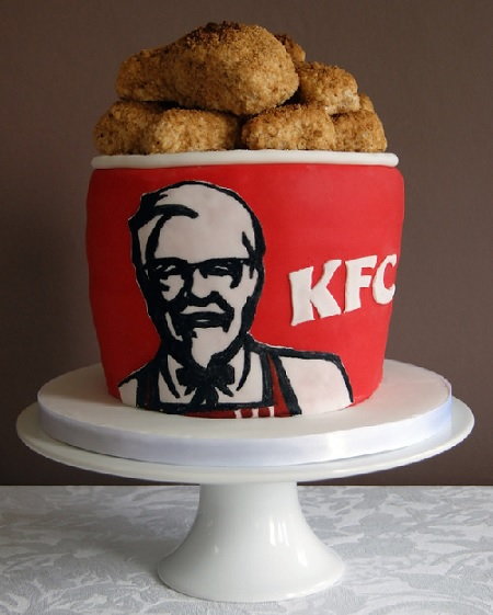 2. Ciasto - kurczak z KFC