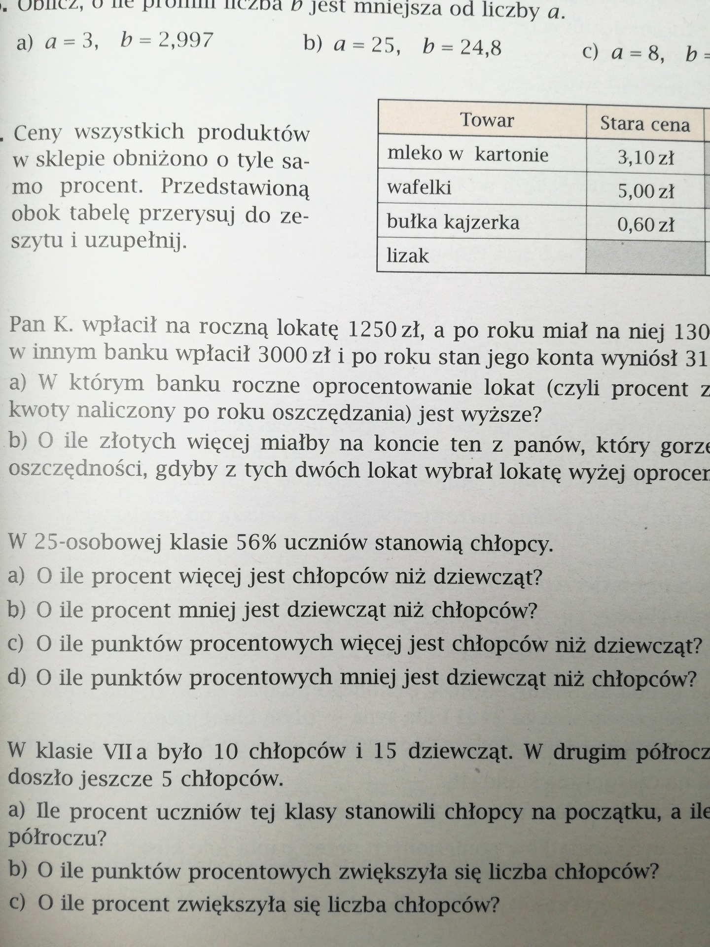 W Pewnej 30 Osobowej Klasie Uczniowie Mogą Wybrać Zajęcia Dodatkowe Ja rozwiązać to zadanie? W 25-osobowej klasie 56% uczniów stanowią