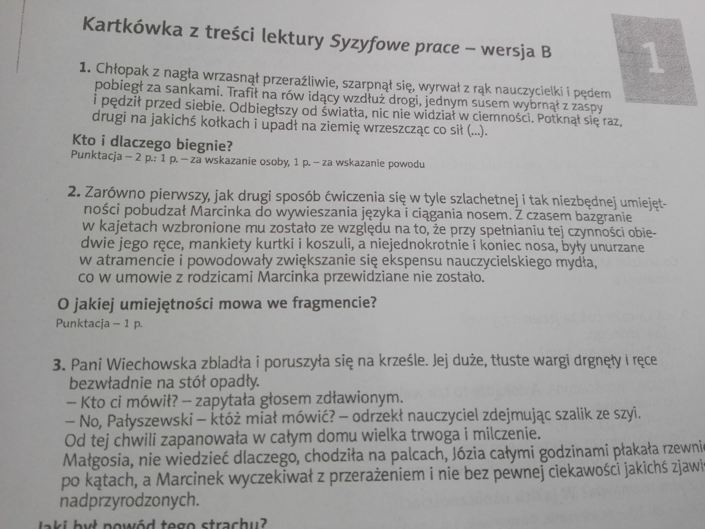 Test Z Lektury Syzyfowe Prace Pomóż ktoś chodzi o lekturę syzyfowe prace - Zapytaj.onet.pl