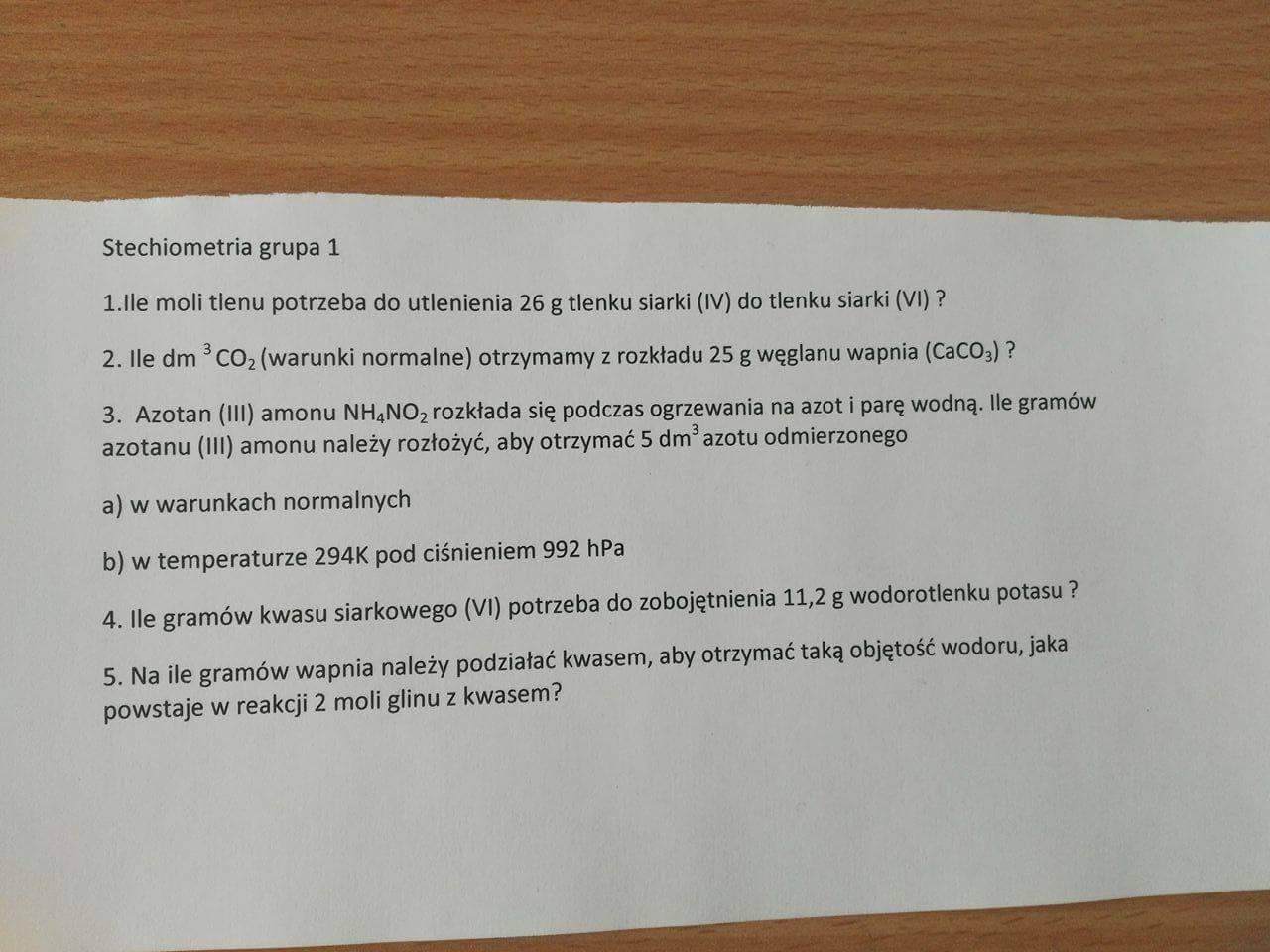 Zapytaj Onet Pl Sole Sprawdzian Klasa 8 - Umiecie może dział stechiometria z chemii? – zadania, ściągi i testy