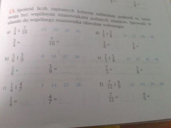 Klasa 5 matematyka ćwiczenia str.53 zad.13 – zadania, ściągi i testy