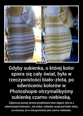 Jaki ta sukienka ma kolor na prawdę ? - Zapytaj.onet.pl -