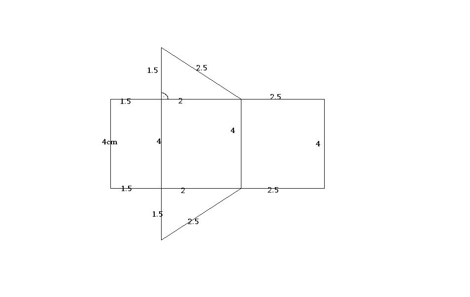 Narysuj siatke graniastosłupa prostego o podstawie trójkąta prostokątnego o  wysokości 15 cm POMOCY - Zapytaj.onet.pl -