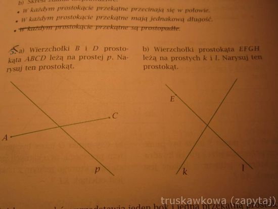 Prostokąt Abcd Podzielono Odcinkiem Ef Odcinek Ef Podzieli Trapez Abcd Na Romb - question