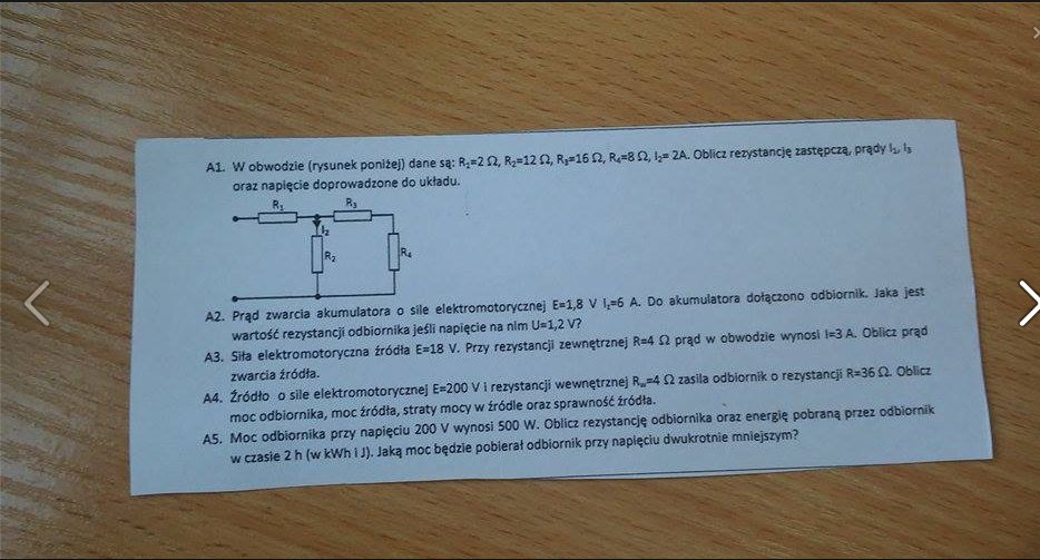 Ma Ktoś Sprawdzian Z Dumy - Sprawdzian stany pracy,moc,energia - elektrotechnika – zadania, ściągi