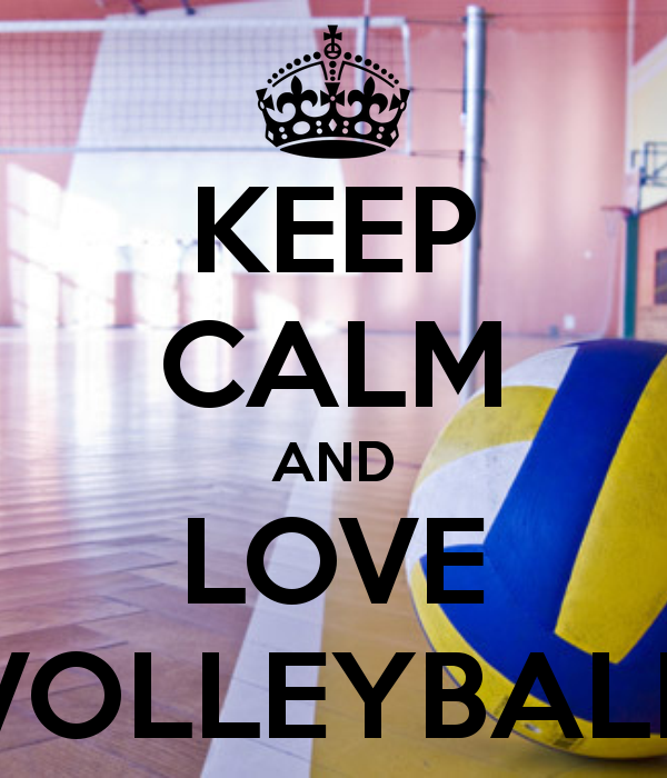 KEEP CALM and PLAY VOLLEYBALL