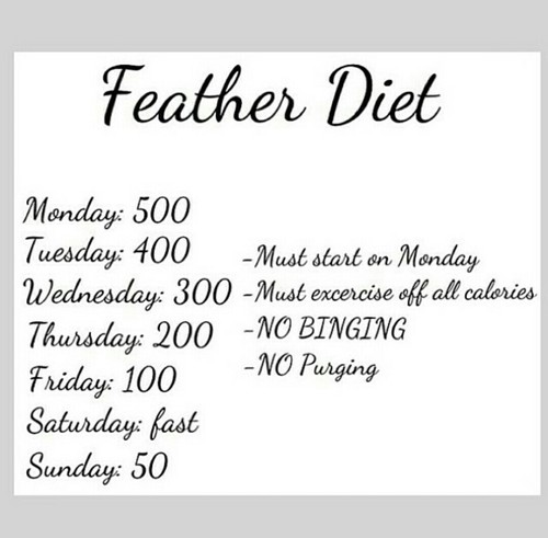 feather diet