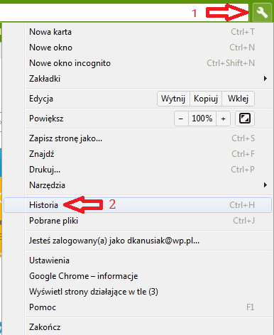 Usuwanie historii przeglądarki w Google Chrome - Zapytaj.onet.pl -