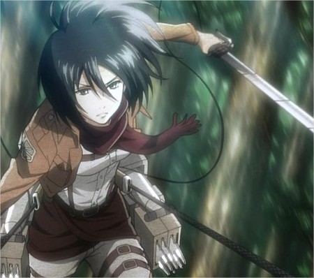 Mikasa Ackermann - anime Shingeki no Kyojin