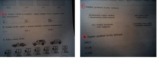 Zapisywanie ułamków dziesiętnych -klasa 5 Pomożesz ?? – zadania, ściągi