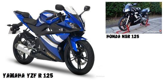 Co lepsze Yamaha YZF R125 czy Honda NSR 125? Zapytaj