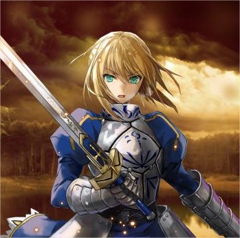 King Arthuria (Saber) - anime FATE