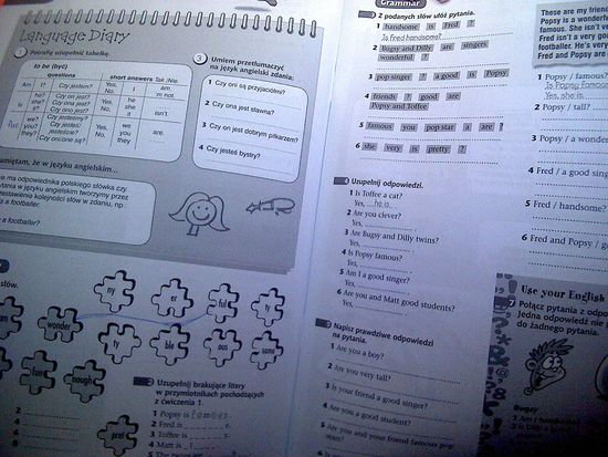 Klasa 5 . Kilka zadań z angielskiego – zadania, ściągi i testy