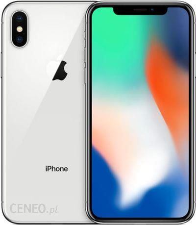 Iphone x srebrny 64 gb