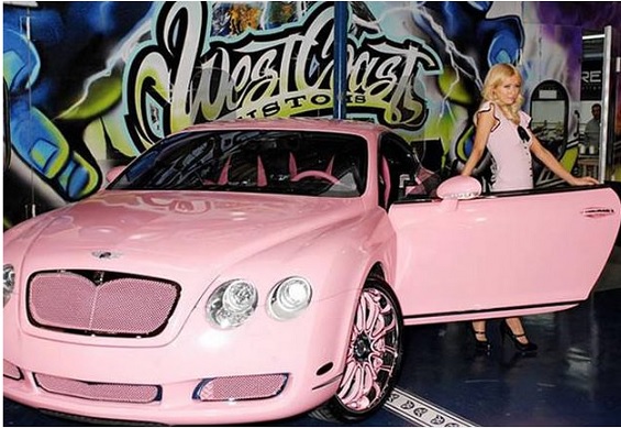 Paris Hilton dla Paris Hilton – Pink Bentley (285 tys. dol.)