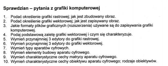 Informatyka Sprawdzian - Zapytaj.onet.pl
