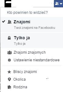 Jak na facebooku zmienić odbiorców, ze znajomych na publiczne? -  Zapytaj.onet.pl -