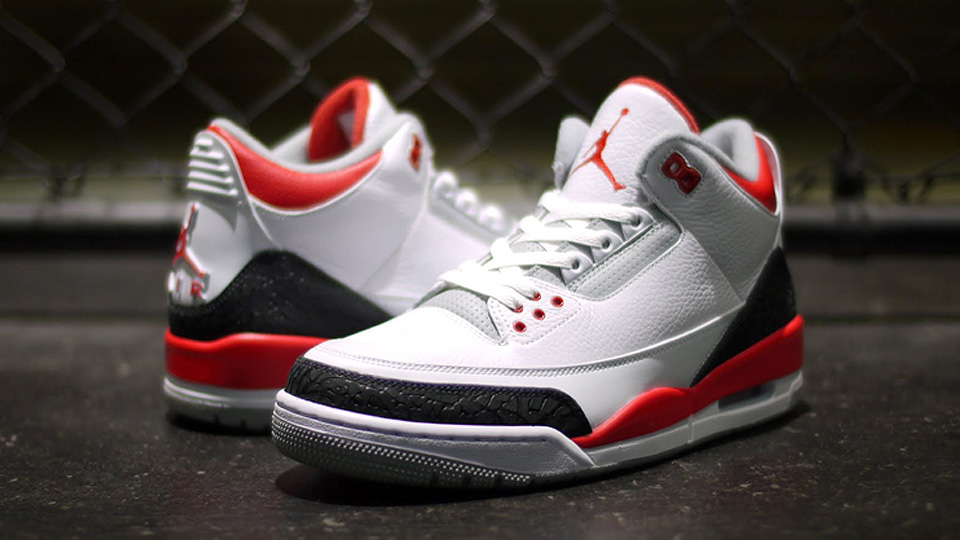 Air Jordan 3 retro "fire red"