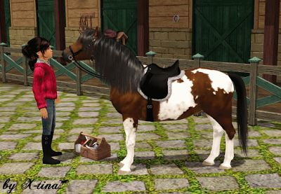 horse size slider sims 3