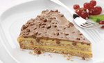 Ciasto czekoladowo-migdałowo-karmelowe:D 
