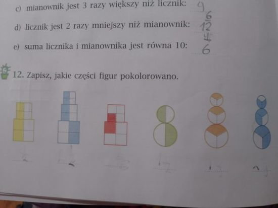 Zapisz Jakie Czesci Figur Pokolorowano Jakie części figur pokolorowano? – zadania, ściągi i testy – Zapytaj