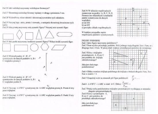 Sprawdzian Klasa 5 Figury Na Plaszczyznie Figury na Płaszczyźnie 2 – zadania, ściągi i testy – Zapytaj.onet.pl