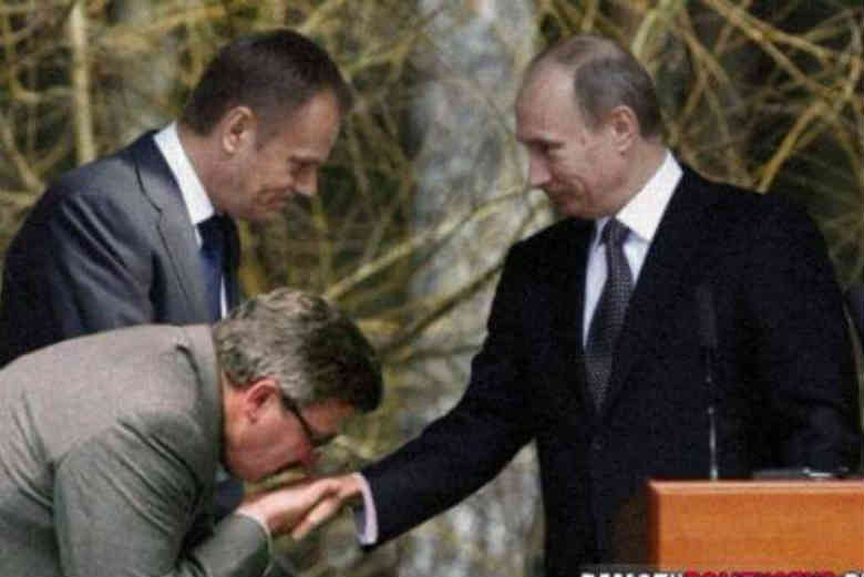 Tusk & Putin & Komorowski 
