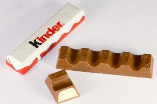 Kinder czekoladkę