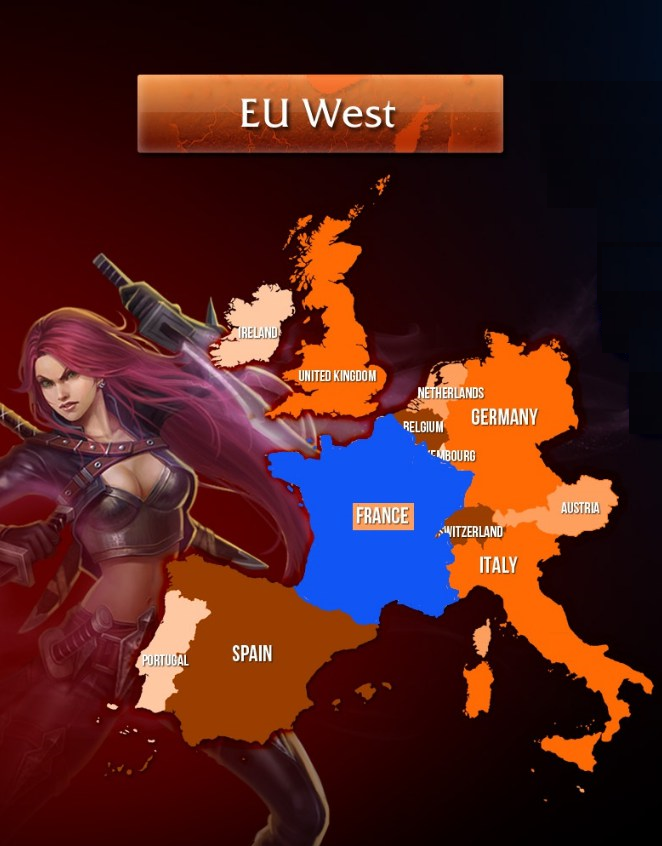 EU West, Zachodnim