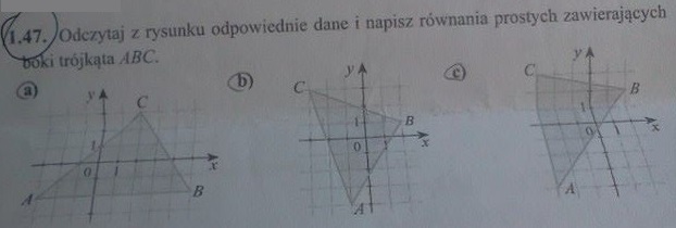 47 Figury na płaszczyźnie kartezjańskiej. – zadania, ściągi i testy