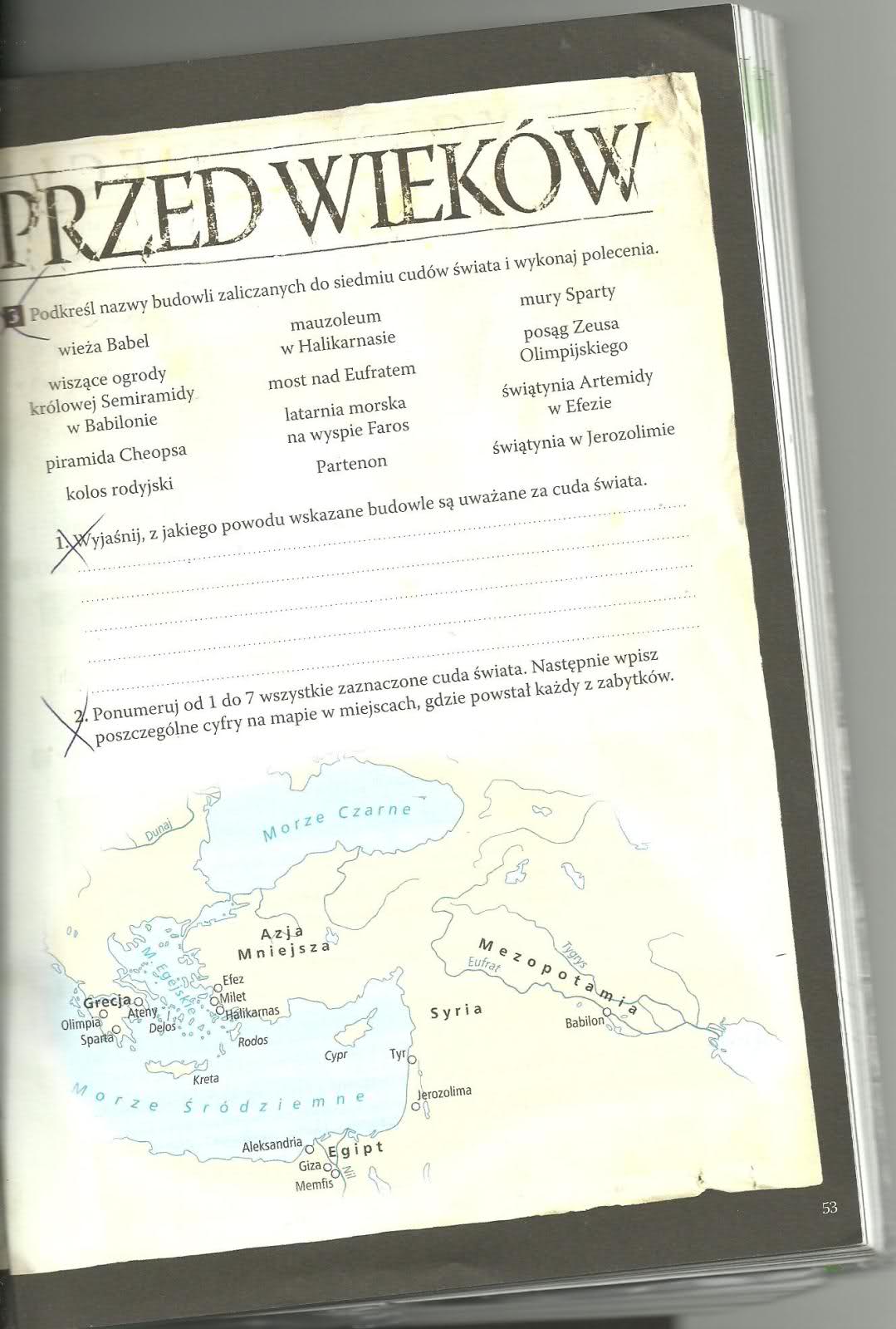 1 gimnazjum , historia śladami przeszłości , proszę pomóżcie mi