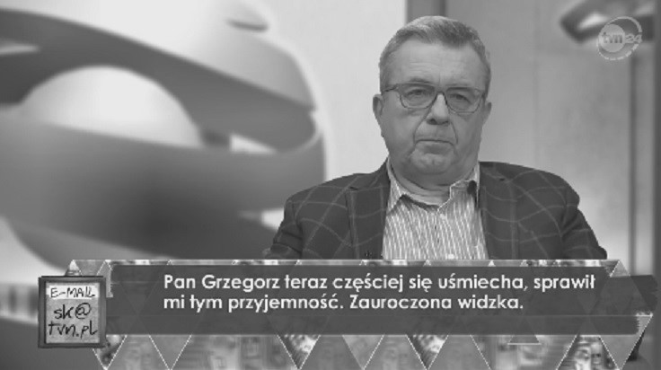 Czy wiecie,że dzisiaj mija rok od śmierci Grzegorza Miecugowa -prowadzącego Szkło  Kontaktowe w TVN24 ? - Zapytaj.onet.pl -