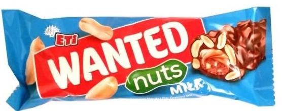 Wanted nuts milk (mleczna czekolada + karmel + orzechy)