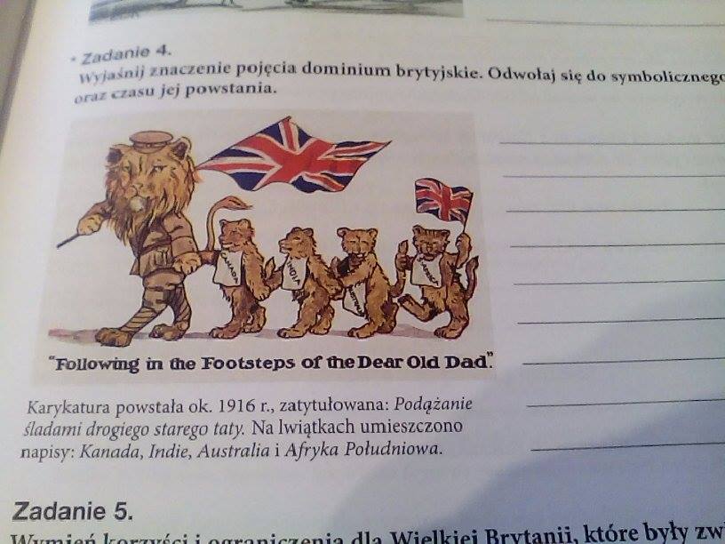 Wyjasnij znaczenie pojecia dominium brytyjskie. Odwolaj sie do