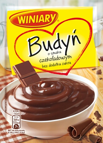 Jesz budyń czekoladowy Winiary xD