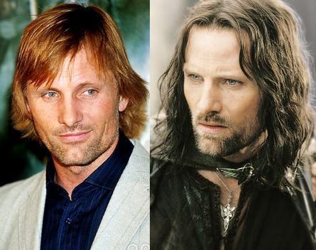 Viggo Mortensen jako Aragorn ("Władca Pierścieni...")