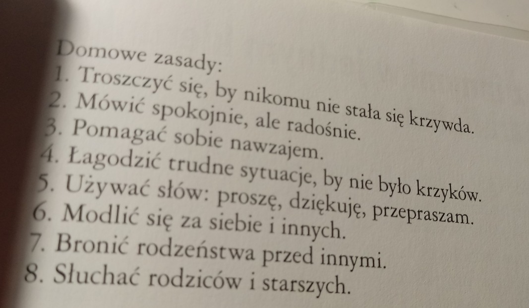 Ułóż Dziesięć Przykazań Wzajemnej Troski W Rodzinie Wielodzietnej