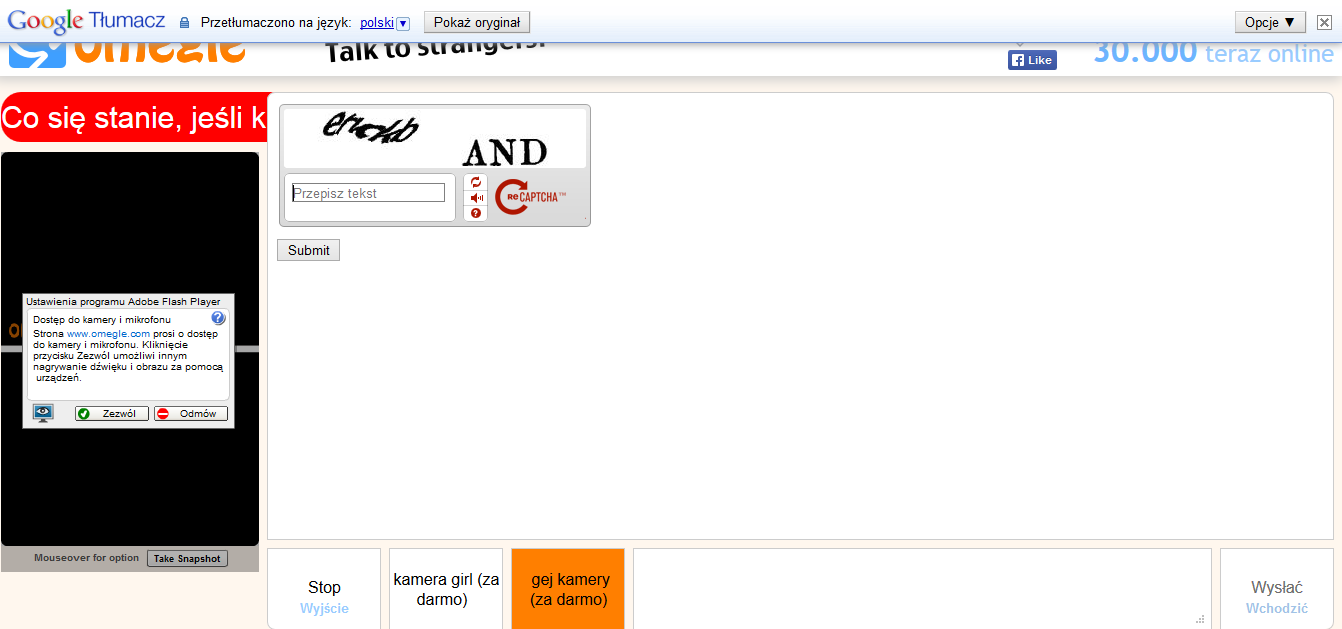 Wlaczyc kamere telefonie omegle jak na na Korzystanie z