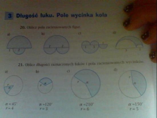 Temat:Długość łuku.Pole wycinka. matematyka z plusem dla 2 gim