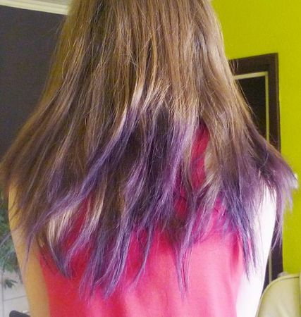 Jak na włosach wygląda fioletowa pianka koloryzująca "Venita"? -  Zapytaj.onet.pl -