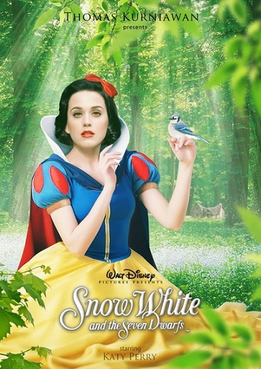 1. Katy Perry - jako Królewna Śnieżka